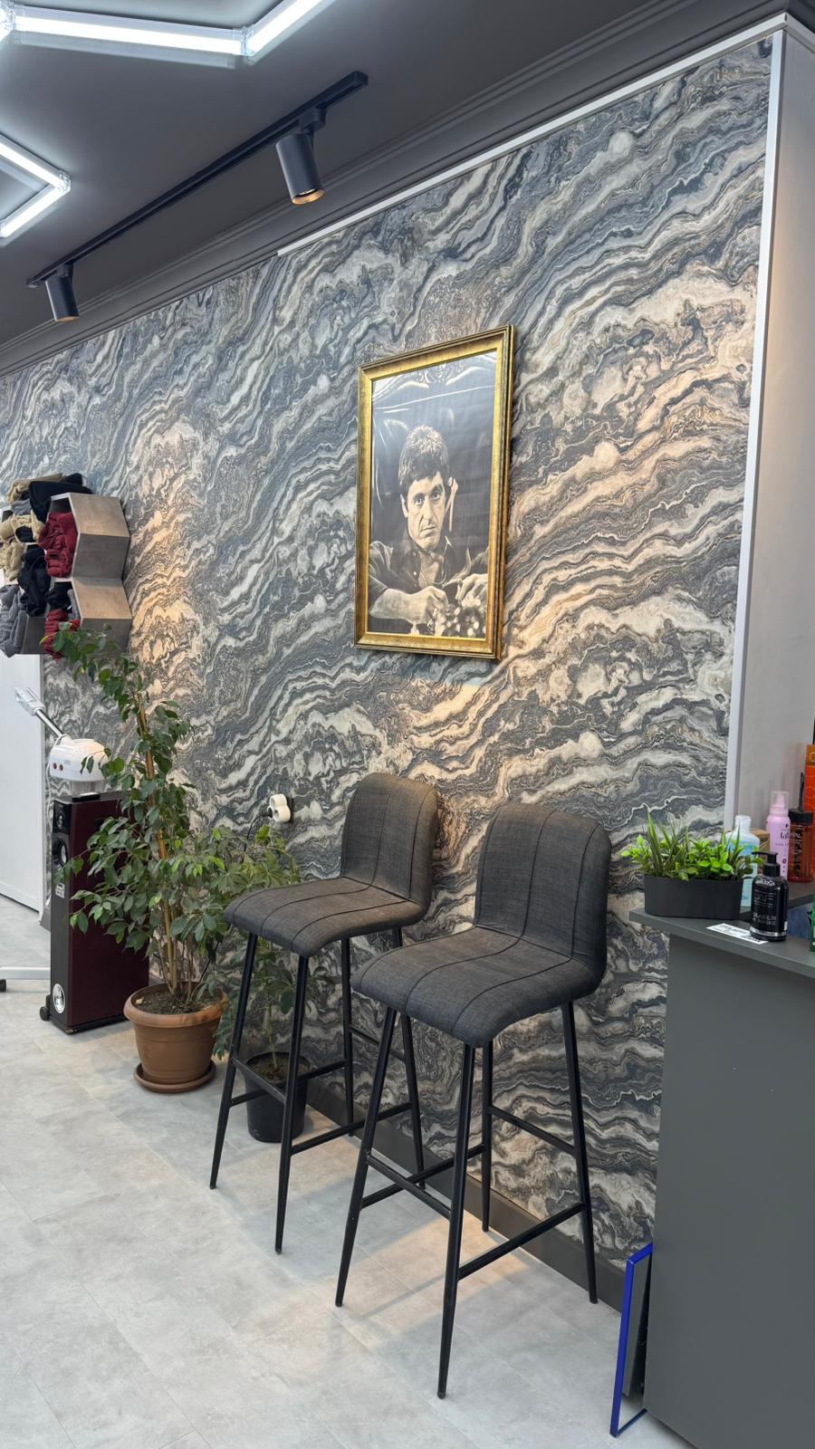 Salon oturma alanı ve dekorasyon